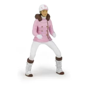 Image of PAPO Horse and Ponies Winter Riding Girl Toy Figure, Three Years or Above, Multi-colour (52011)