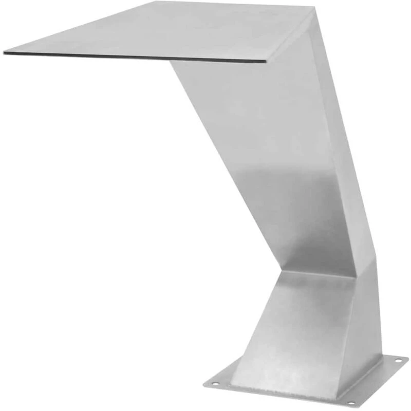 Image of vidaXL Pool Fountain Stainless Steel 64x30x52cm Silver Pond Water Cascade Kit