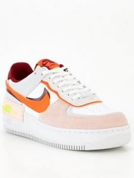 Image of Nike Air Force 1 Shadow - Orange, Size 7, Women