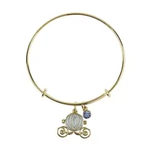 Image of Disney Princess Cinderella Gold Coloured Carriage Charm Bracelet BF00588YRJL