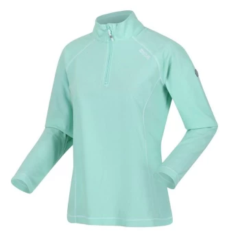 Image of Regatta Womens Montes Half Zip Fleece - OceanWav/Wht