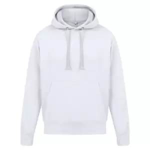 Image of Casual Classics Mens Ringspun Cotton Hoodie (S) (White)