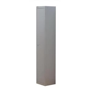 Image of Bisley CLK121 Single Door H1802 x W305 x D305mm Wardrobe LockerGoose Grey CLK121 73