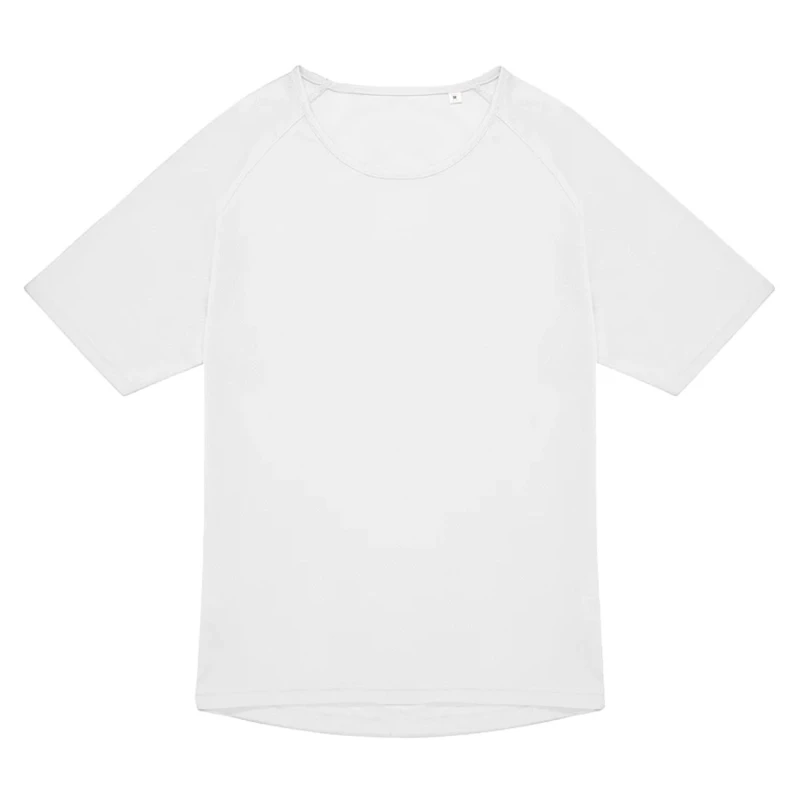 Image of B&C Mens Active T-Shirt in White Size: XS White Male XS