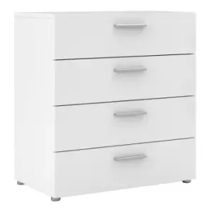 Image of Pepe Chest Of 4 Drawers In White