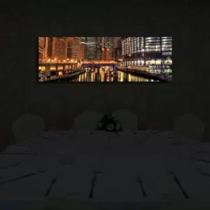 Image of 3090?ACT-49 Multicolor Decorative LED Lighted Canvas Painting