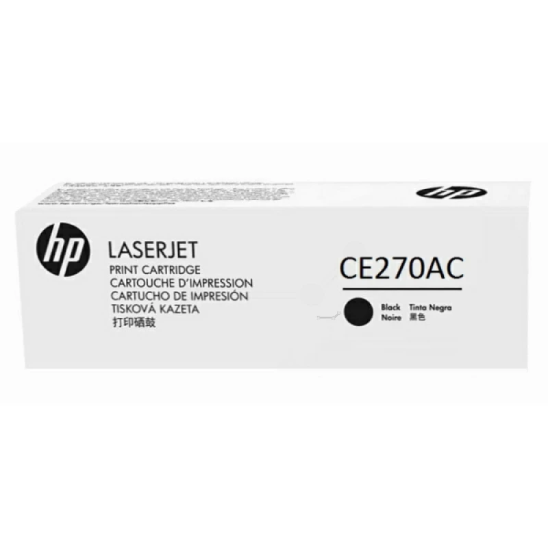 Image of HP CE270AC/650A Toner cartridge Black Contract. 13.5K pages ISO/IEC 19
