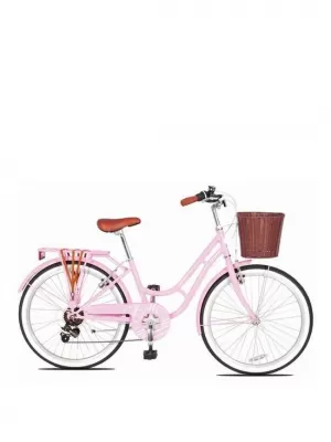 Image of Concept Concept Belle Girls 13" Frame 24" Wheel Heritage Bike Pink