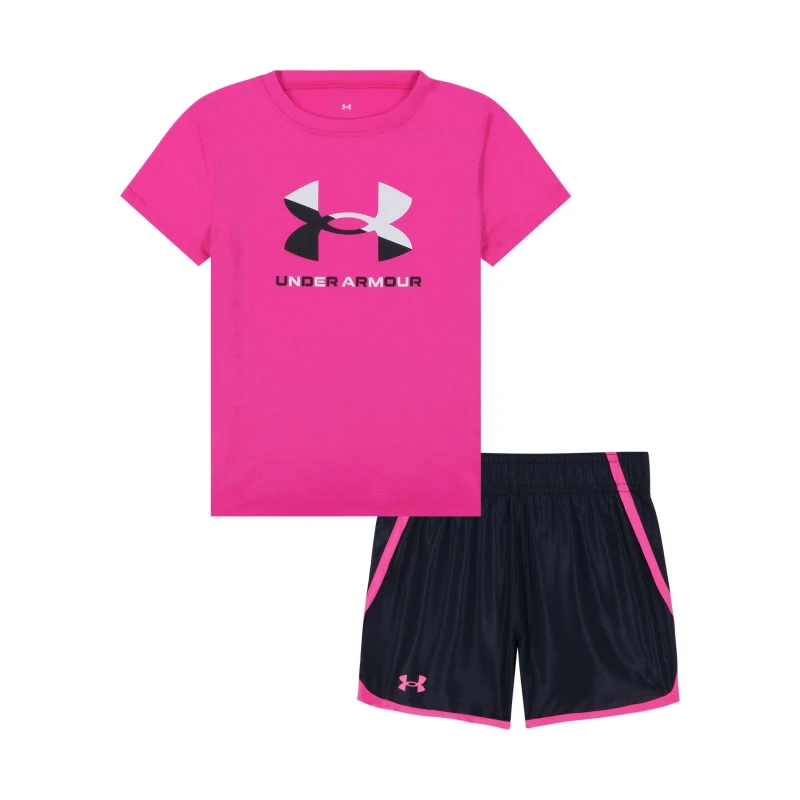 Image of Under Armour Kids Play Set T-Shirt Rebel Pink female 2 - 3 Years