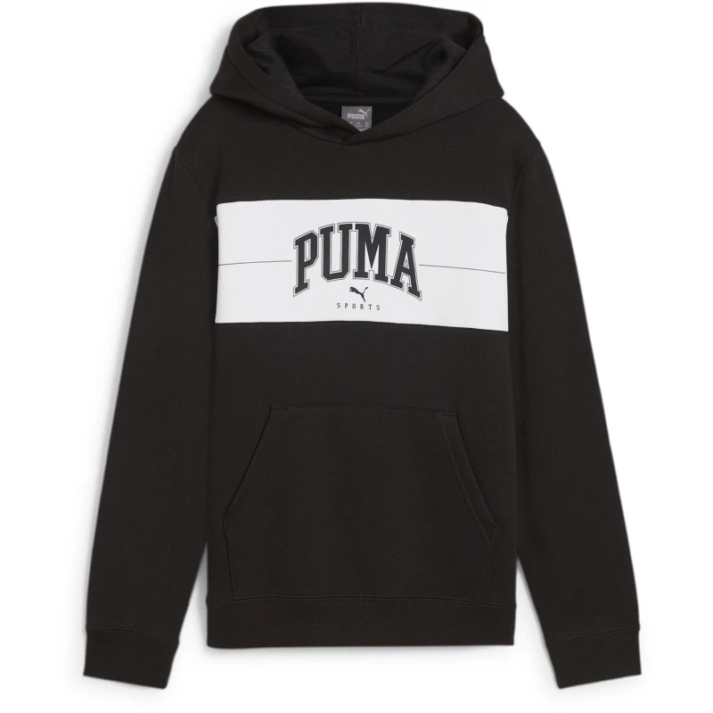Image of Puma Squad Hoodie Fl B Hoody Unisex Kids - Black 7 - 8 Years