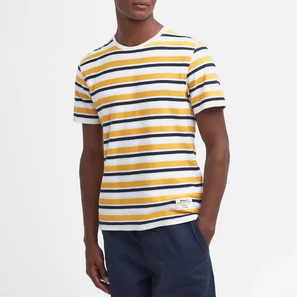 Image of Barbour Heritage Whitwell Striped Cotton-Jersey T-Shirt - M