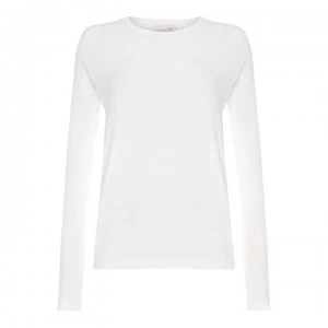 Image of Oui Pineapple Knit Jumper - 1000 White