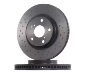 Image of BREMBO Brake disc TOYOTA,LEXUS 09.A417.1X 4351202250,4351206090,4351206140 Brake rotor,Brake discs,Brake rotors 4351233130,4351233140,4351242050