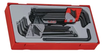 Image of Teng Tools TTHT28 Assorted Hex & TX Key Set 28 pc
