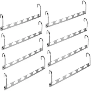 Image of Space Saving Hangers - Set of 8 M&W - Silver