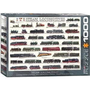 Image of Steam Locomotives Eurographics 1000 Piece Jigsaw Puzzle