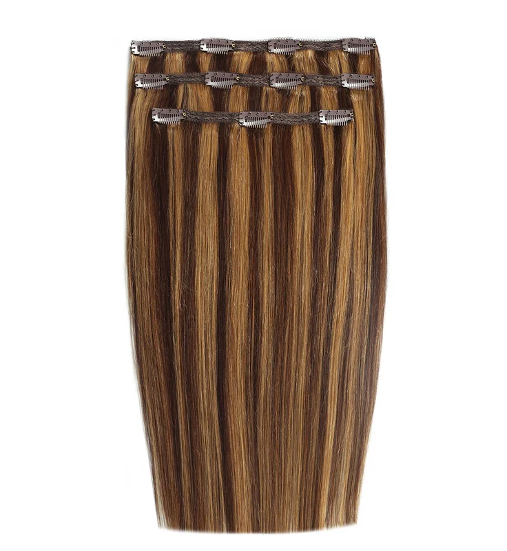 Image of Beauty Works Deluxe Clip-In Extensions 18" 100% Remy Hair - 140 grams, 4/27 Blondette, Women