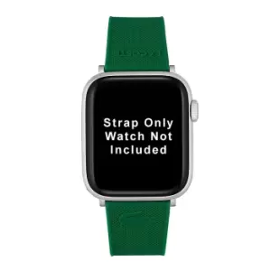 Image of Lacoste 2050011 Watchstrap To Fit Apple Watch Green