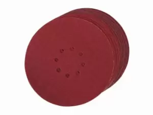 Image of Silverline 272756 Hook Loop Discs Punched 225mm 10pk 80 Grit