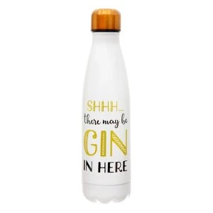 Image of Sass & Belle Shhh? There's Gin in here Stainless Steel Water Bottle