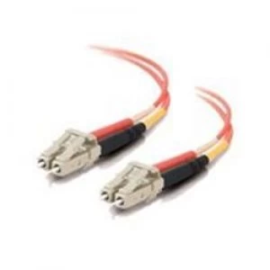 Image of C2G 10m LC/LC LSZH Duplex 50/125 Multimode Fibre Patch Cable - Orange