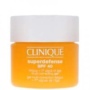 Image of Clinique Superdefense Fatigue + 1st Signs of Age Multi-Correcting Gel SPF40 50ml