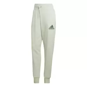 Image of adidas Essentials Multi-Colored Logo Joggers Womens - Linen Green / Green Oxide / Wh