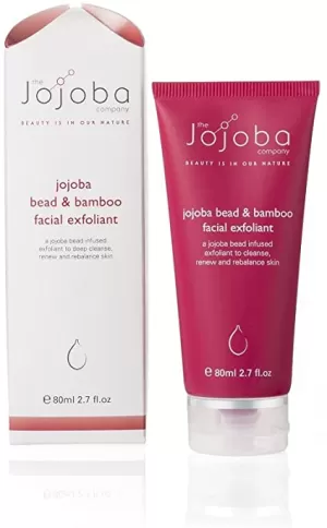 Image of The Jojoba Company Jojoba Bead and Bamboo Facial Exfoliant 80ml
