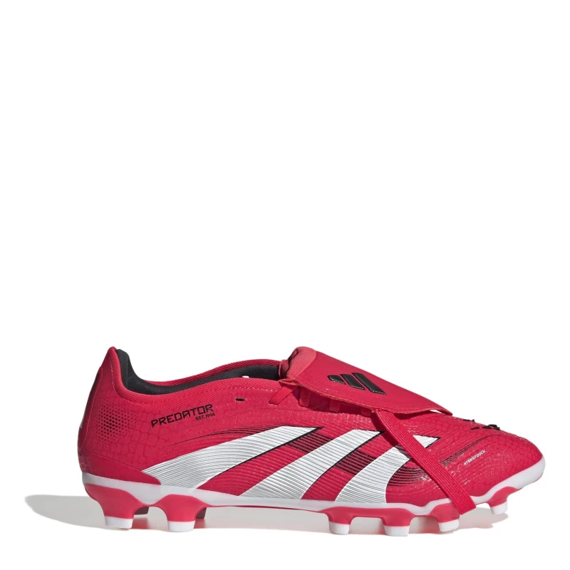 Image of adidas Predator Pro Fold-Over Multi Ground Football Boots Red/White/Black male 6 (39.3)