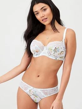 Image of Panache Jasmine Brazilian Brief - Pastel Floral, Pastel Floral, Size 12, Women