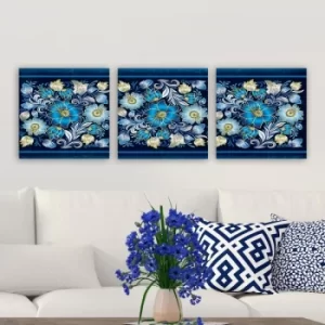 Image of P856769 Multicolor Decorative Canvas Painting (3 Pieces)