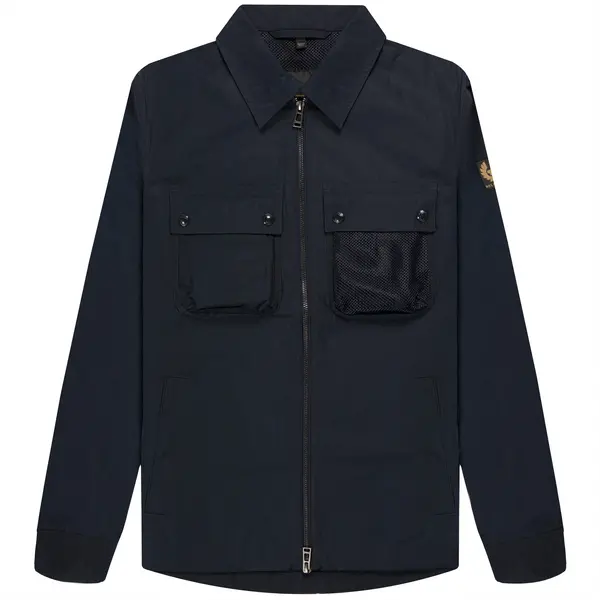 Image of Belstaff Outline Overshirt Dark Ink