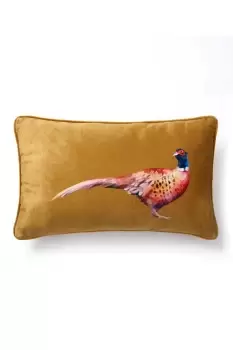 Image of Pheasant Velvet Cushion