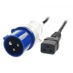 Image of Lindy 30109 power cable Black 3m C19 coupler