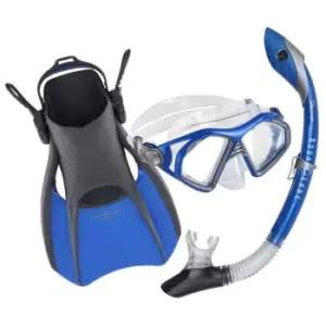 Image of Aqua lung Lung Trooper Snorkel And Fin Set Adults - Blue