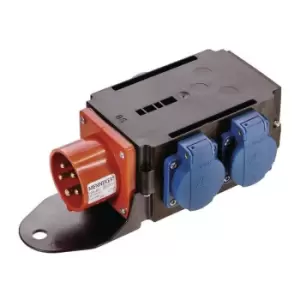 Image of Adaptateur CEE MIXO SAAR 1x fiche CEE 400 V 16 A 5 poles IP44 AS-SCHWABE