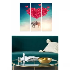 Image of MDF371244196 Multicolor Decorative MDF Painting (3 Pieces)