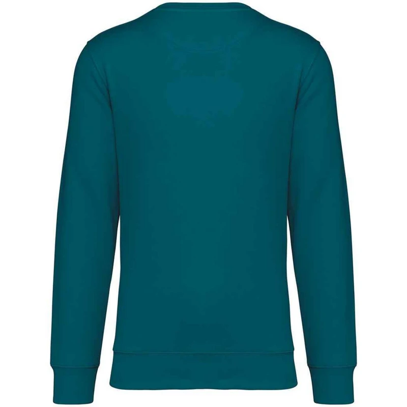 Image of Native Spirit Mens Crew Neck Sweatshirt in Bottle Green Size: XS Bottle Green Male XS
