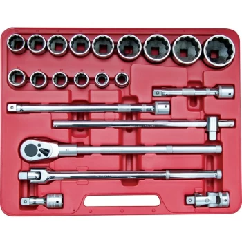Image of MM Professional Socket Set 3/4' Sq Dr 22PC - Kennedy-pro