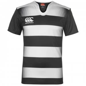 Image of Canterbury Chal Hoop Shirt Mens - Black/White