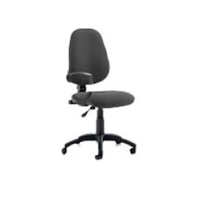 Image of Task Office Chair Eclipse I Lever Charcoal Fabric With Loop Arms