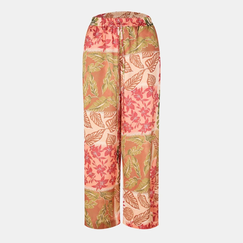 Image of Biba Womens Wide Leg Trousers Patchwork female 8 (XS)