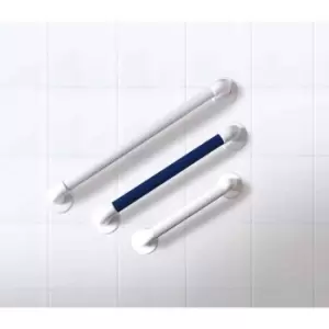 Image of Nrs Healthcare Plastic Fluted Grab Rail 24" - White