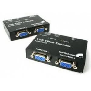 Image of StarTech VGA Video Extender over Cat5 / UTP Video extender external up to 130 m