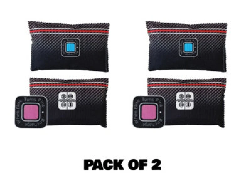 Image of Dyzi Moisture-Absorbing Reusable Car Dehumidifier 2X400G Humidity & Condensation Absorption Bags