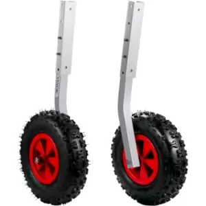 Image of VEVOR Boat Launching Wheels, 12" Boat Transom Launching Wheel, 500 LBS Loading Capacity Inflatable Boat Launch Wheels, Aluminium Alloy Transom