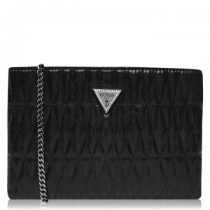Image of Guess Wrist Pixi Bag - BLACK BLA