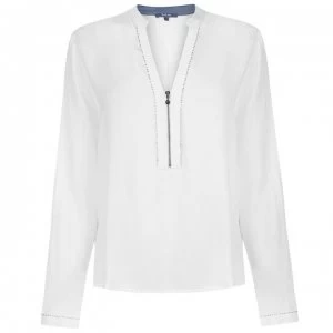 Image of Salsa Salsa V Zip Blouse Womens - 0071