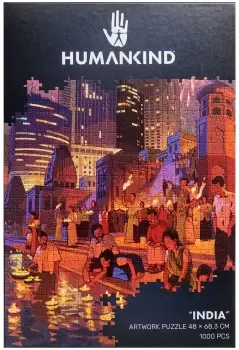Image of Humankind India Puzzle multicolor