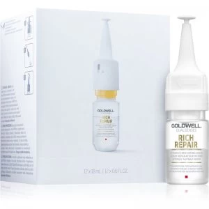 Image of Goldwell Dualsenses Rich Repair Intensive Renewing Serum for Dry and Damaged Hair 12 x 18ml